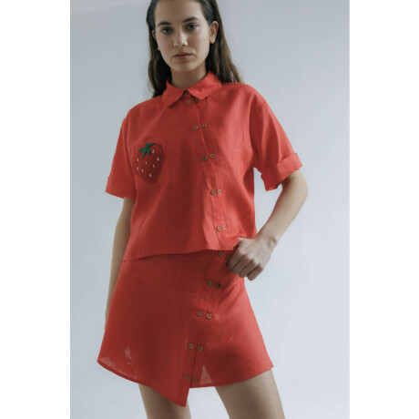 Pre Venta Falda Luz Rojo