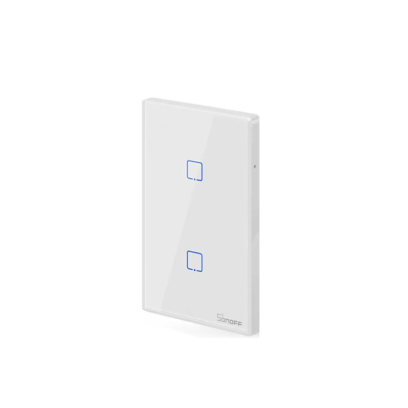 INTERRUPTOR DE PARED 2 BOTONES WIFI SONOFF Interruptor de Pared 2 Botones WiFi Sonoff