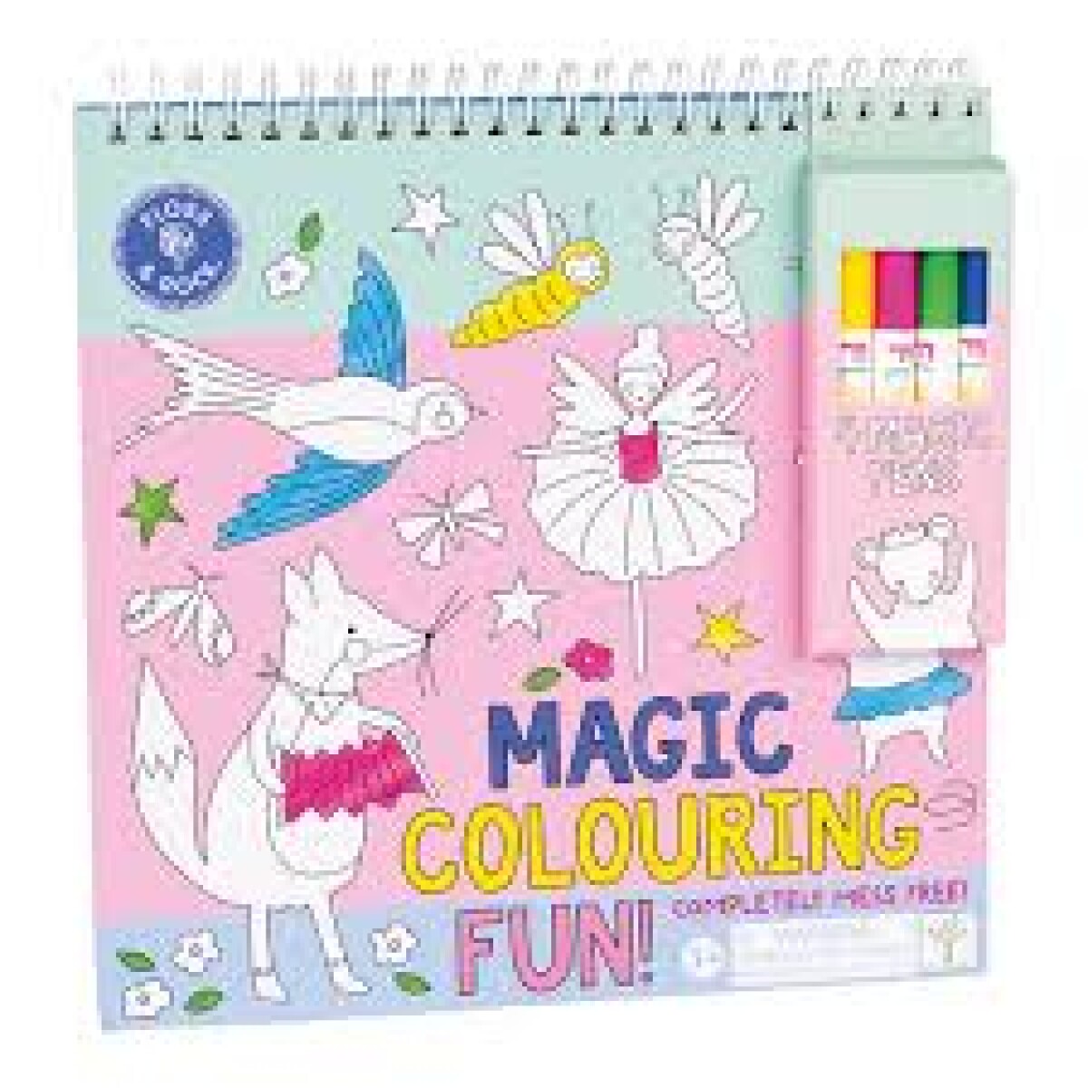 LIBRO CON MARCADORES MAGICOS HADAS 