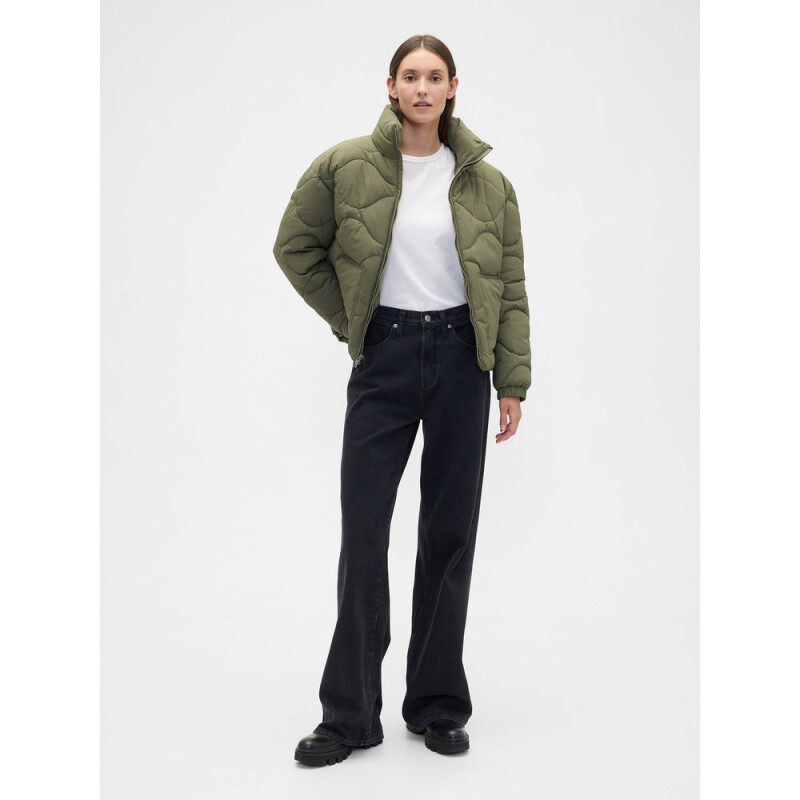V-TRANSITIONAL QUILTED JACKET OLIVE NIGHT
