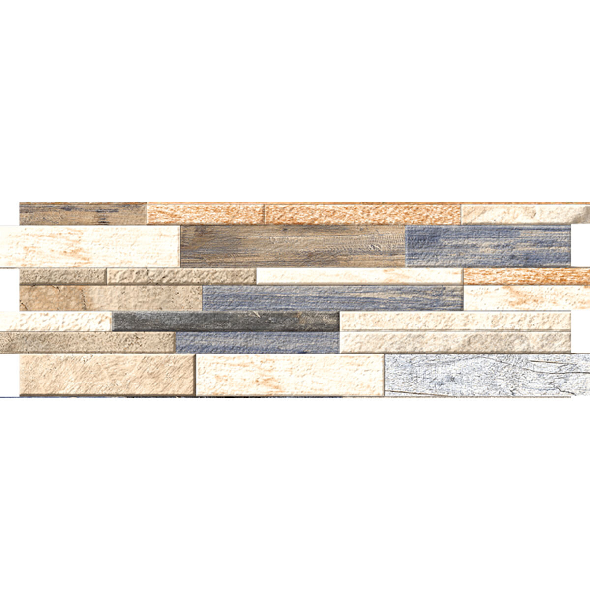 Cerámica Azul Piedra Mate 32X55.5Cm Pared 