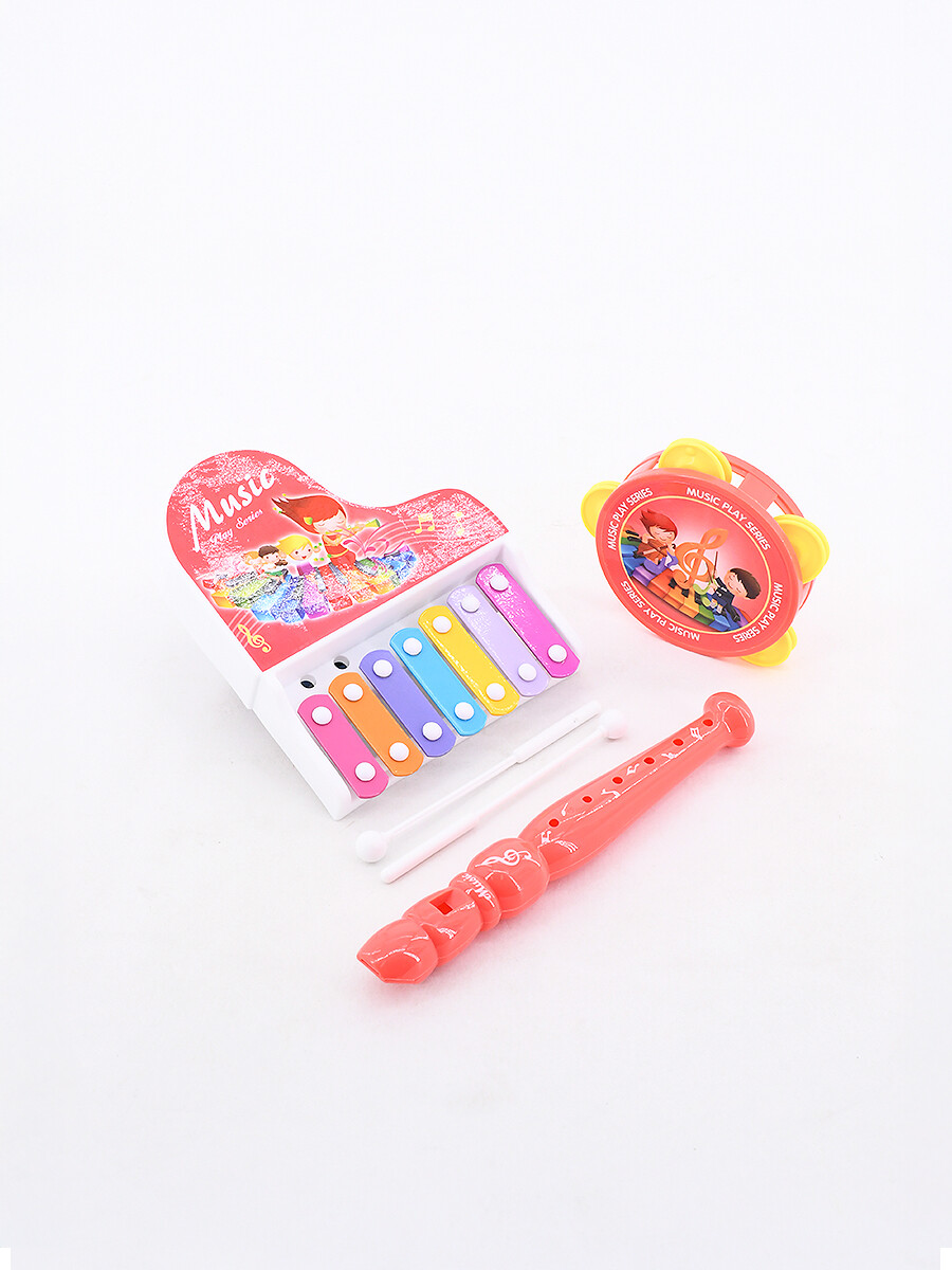 SET MUSICAL 3 PIEZAS - TURQUESA 