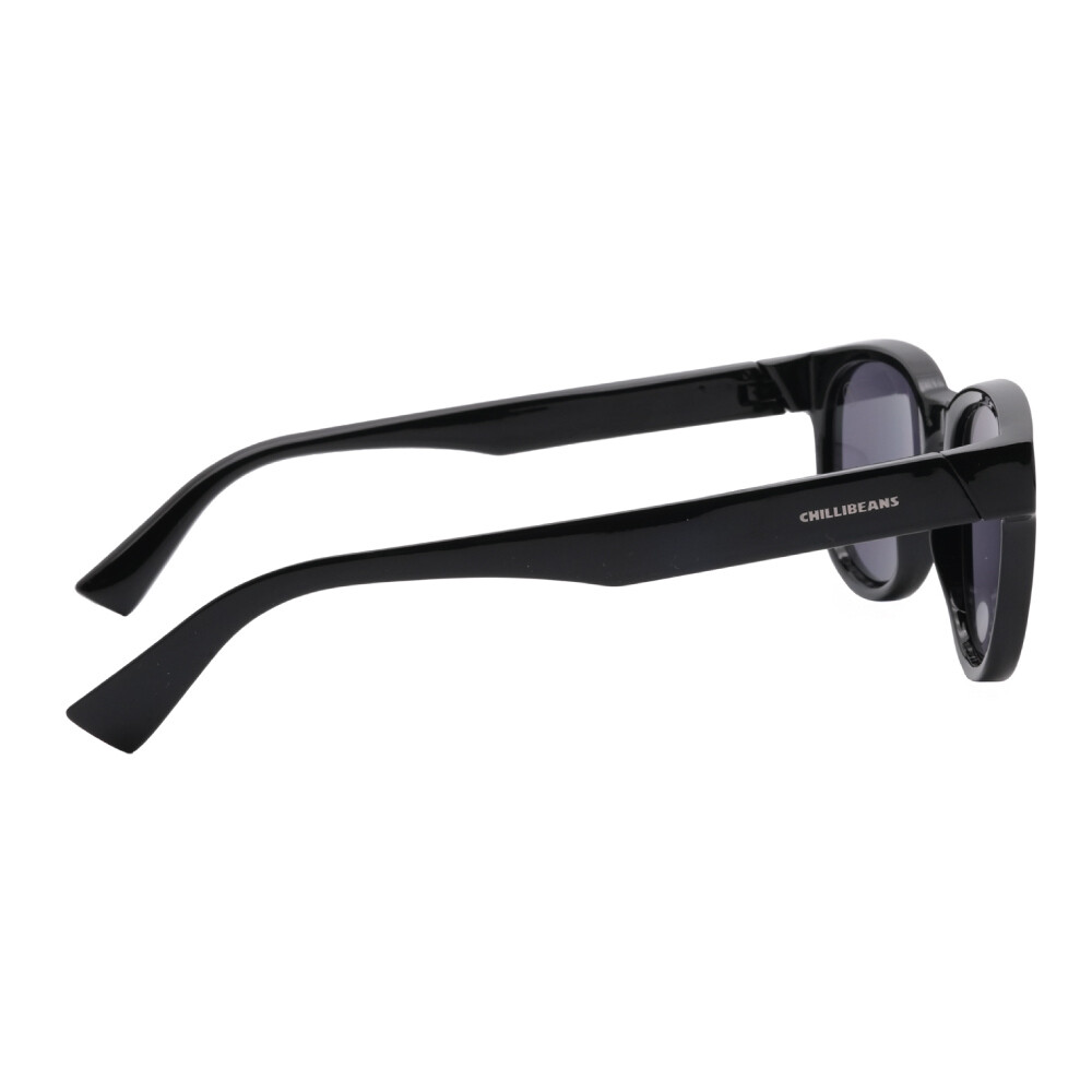 Lentes De Sol Policarbonato Chilli Beans Redondo Negro/Negro