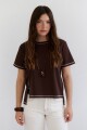 REMERA LARA MARRON