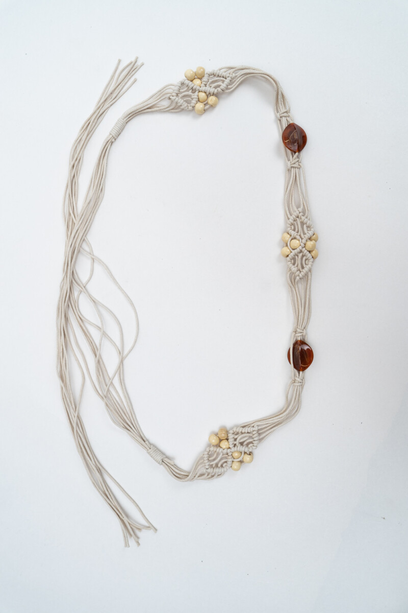 Cinturón Ville - Beige 