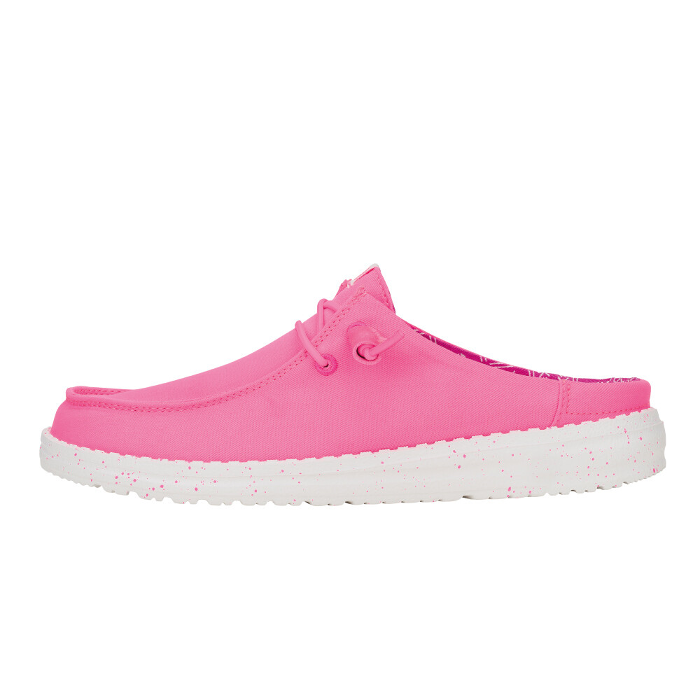 Wendy Slip Stretch Canvas - Mujer Neon Pink