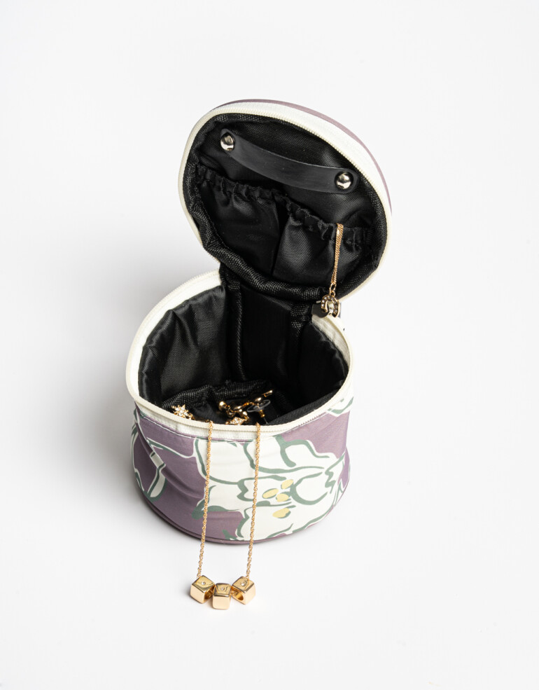 Porta Cosméticos Organizadores Portacosméticos De Material Reciclado - Estampado Flores