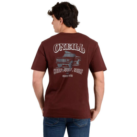 Remera Oneill Daily Driver Bordo