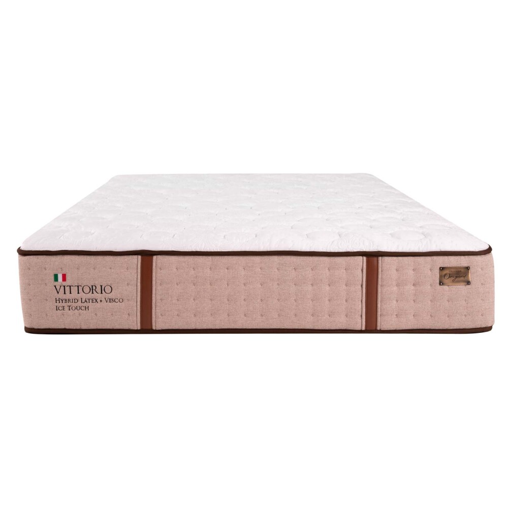 COLCHÓN 2 PLAZAS RESORTESPOCKET NATURAL-BEIGE VITTORIO