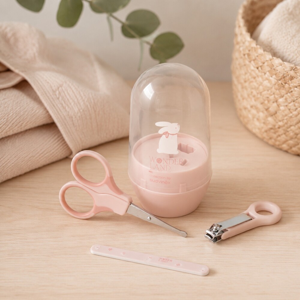 Set uñas cuidado manos SUAVINEX rosa