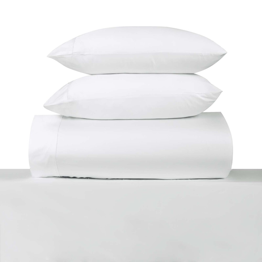 JUEGO DE SABANAS SUPER KING BAMBU BLANCO BAMBÚ