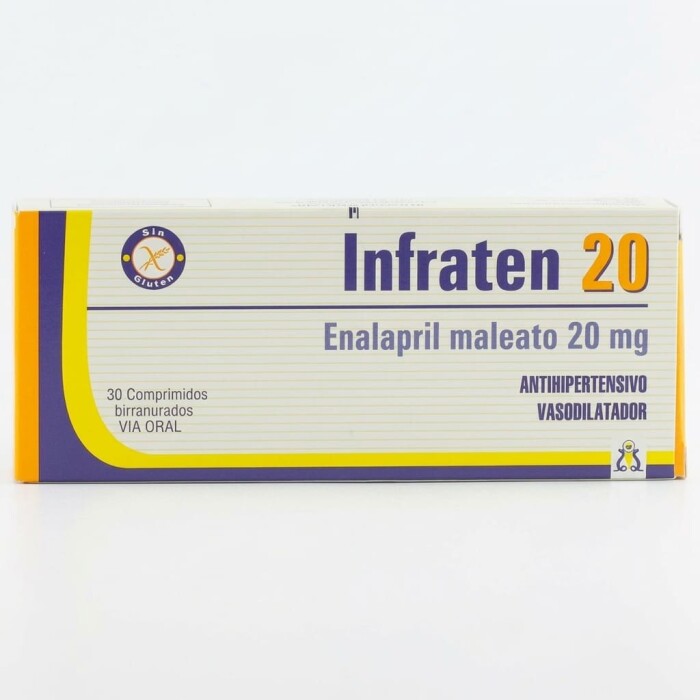 INFRATEN 20 CJ X 30 COMPRIMIDOS única