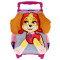 Mochila Disney Carro Paw Patrol 3D Violeta - Gris - Anaranjado