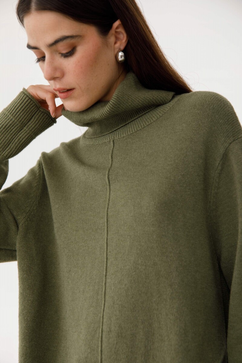 Sweater Polera Serrana Verde