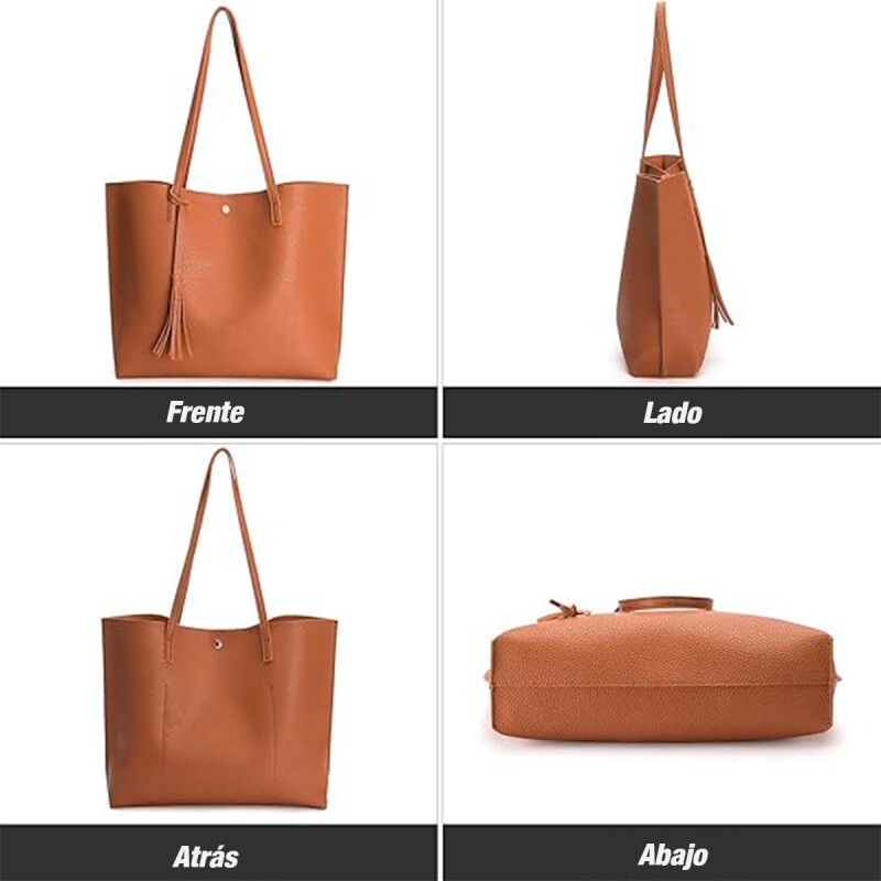 Bolso Cartera de Hombro Marrón