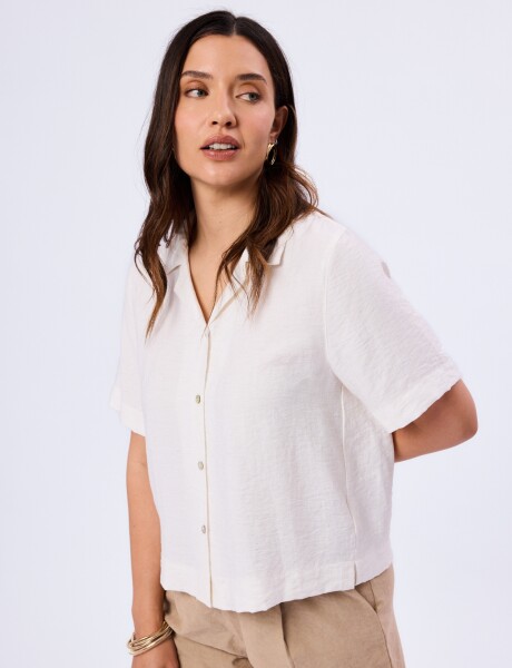 Camisa lino Crudo