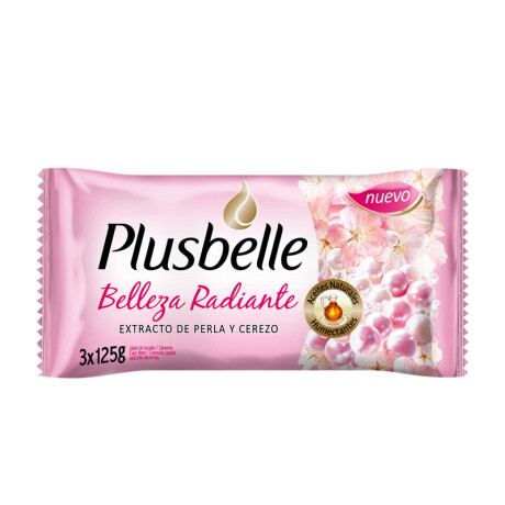 Jabón PLUSBELLE Tripack 125grs Belleza Radiante