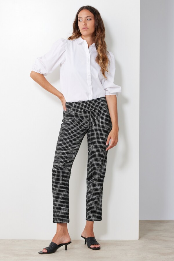 Pantalon Cuadros NEGRO/BLANCO