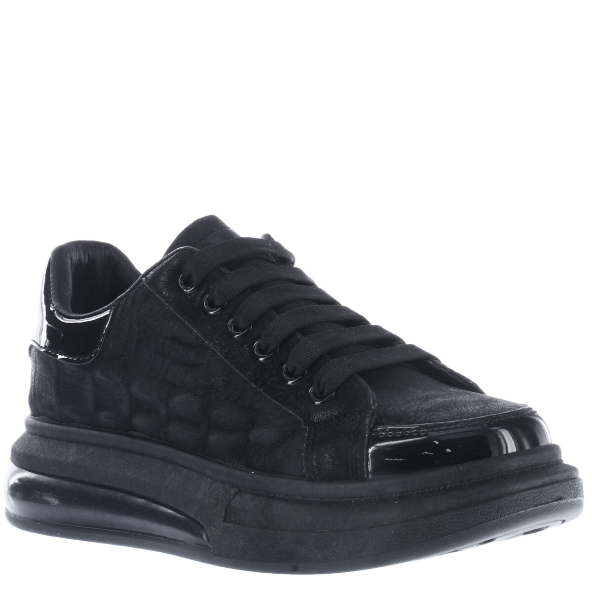 Deportivo TUCAN de material simil croco y detalle MissCarol - Black 