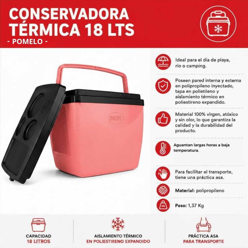 Conservadora térmica 18 lts POMELO