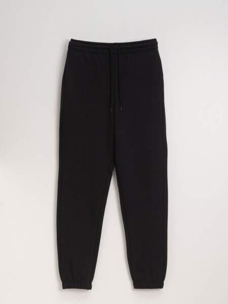 Pantalón deportivo con elástico Negro