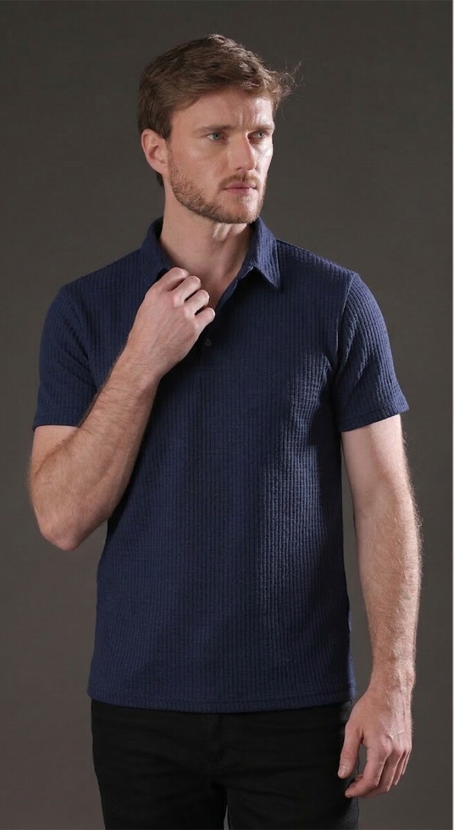 Remera Walter. - Azul Marino. 