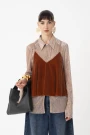 TOP DE BRETEL FINO REGULABLE Marron