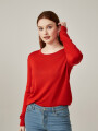 Sweater Planus Rojo Oscuro