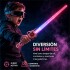 Espada Sable Retráctil con Luz RGB y Sonido Rojo 1