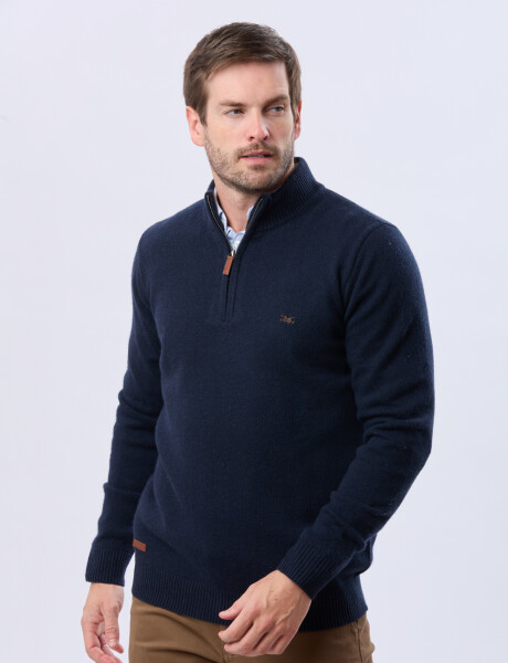 BUZO DE LANA DE ABRIGO Azul