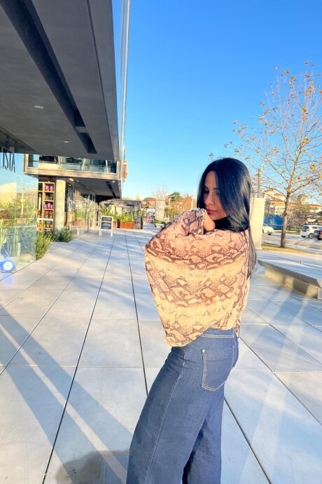 Blusa Tessa Animal Print