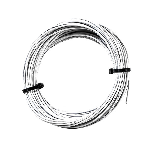 Cable de cobre blanco 1,00 mm² - rollo de 30mts. N03012R30