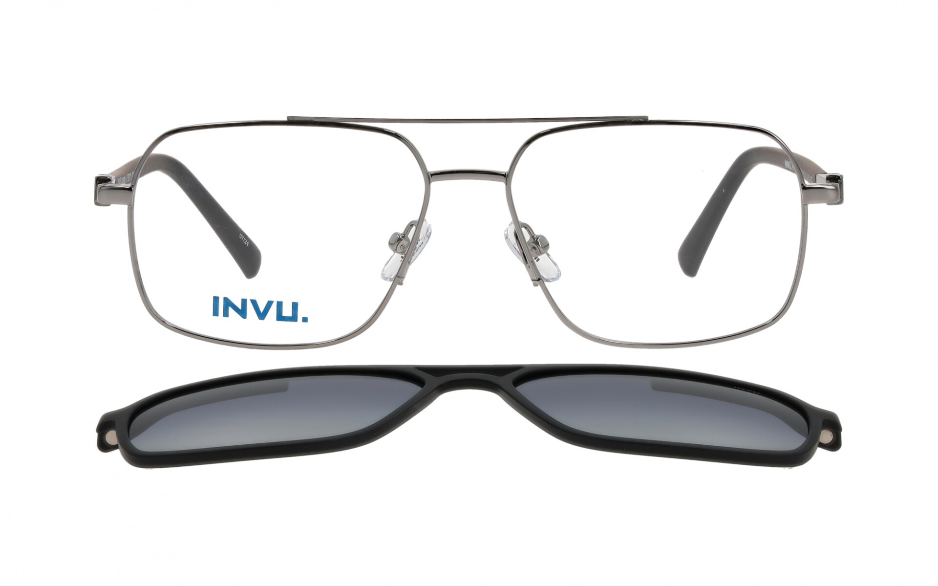 INVU Clip-On 32501A col Gun/Matt Black 