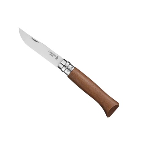 Navaja N°08 Inoxidable Mango Nogal Opinel Navaja N°08 Inoxidable Mango Nogal Opinel