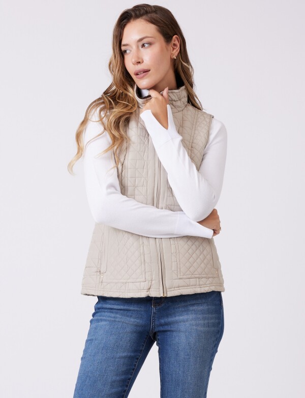 Chaleco Abrigo BEIGE