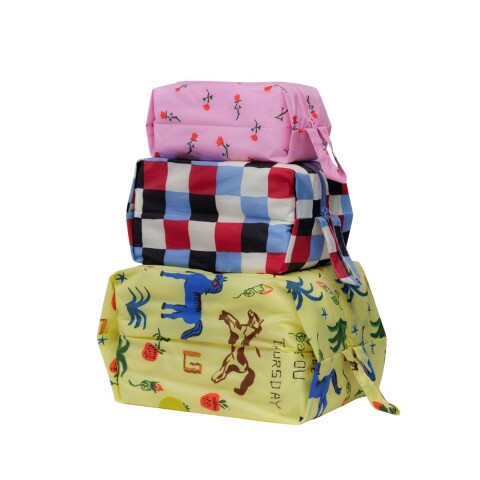 SETX3 Set X3 Neceser Organizadores De Viaje Baggu - Painted Prairie