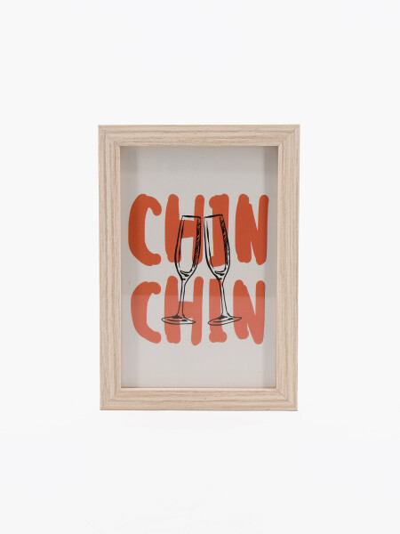 CUADRO CHIN CHIN NARANJA