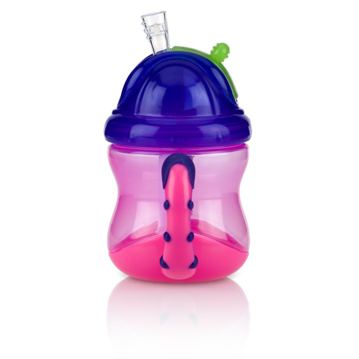 Vaso Entrenador Nuby Sorbito y Asas N9845 - ROSA-LILA 