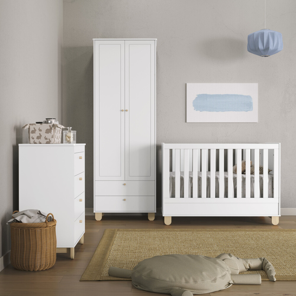 PLACARD ROPERO 2 PLAZAS MDF-Y-MADERA BLANCO ZUPPY