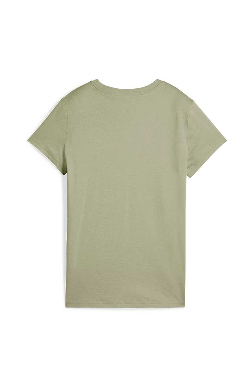 REMERA PUMA DAMA LOGO TEE Verde-seco