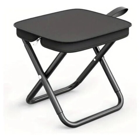Asiento Plegable Portátil Tipo Cartera – Camping, Pesca, Picnic NEGRO