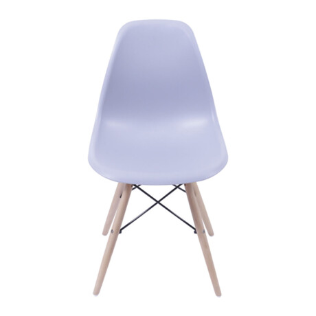 Juego de Comedor c/ Mesa Rectangular + 6 Sillas Diseño Eames Gris