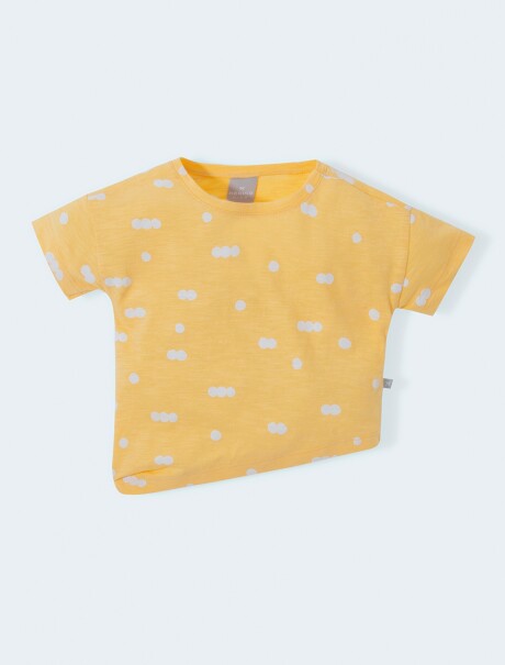 BLUSA INFANTIL ESTAMPADA AMARILLO