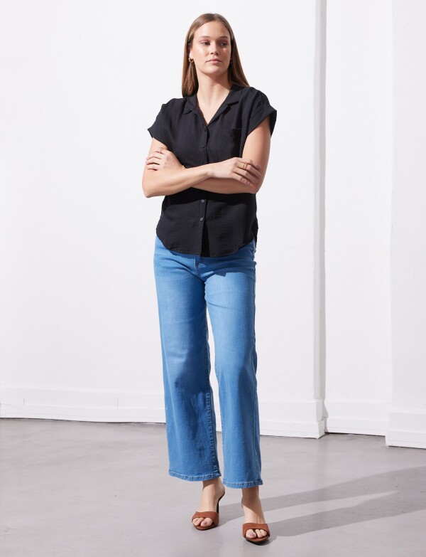 Camisa Bolsillo NEGRO