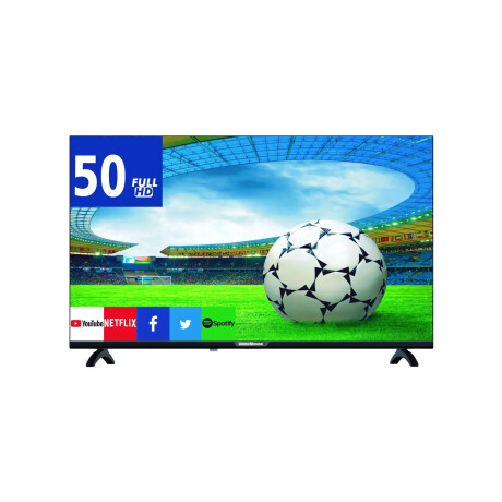 Smart TV Led 50pul Nordmende FULL HD Android Netflix Youtube Negro