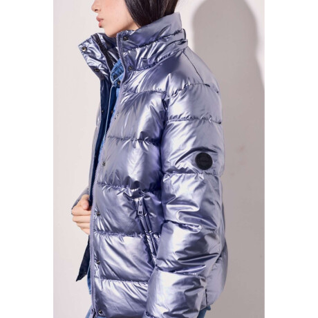 Campera Engomada Water Repellent Celeste