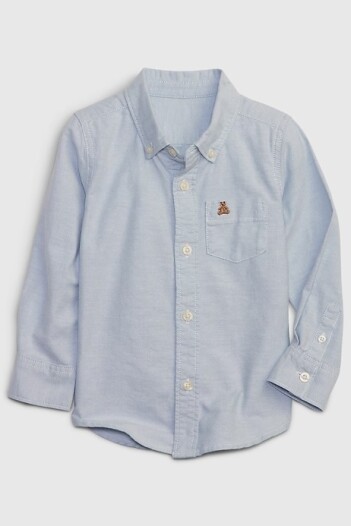 Camisa Oxford Toddler Niño Blue Opal 420