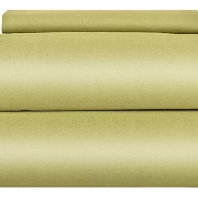 Juego De Sábanas 1 Plaza Liso 200 Hilos 100% Algodón - Verde oliva Juego De Sábanas 1 Plaza Liso 200 Hilos 100% Algodón - Verde oliva
