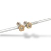 Caravanas Flor Zirconia-Plata y oro-Zirconia-CA5079 conpiedra