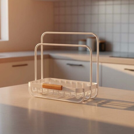 ORGANIZADOR COCINA BLANCO METAL SOC-0001